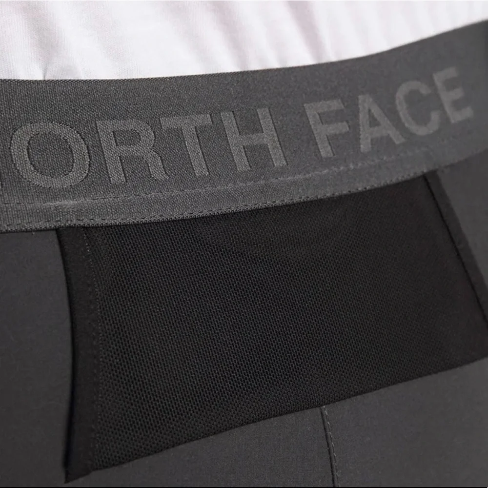 The North Face Men's Black Joggers with White Logo